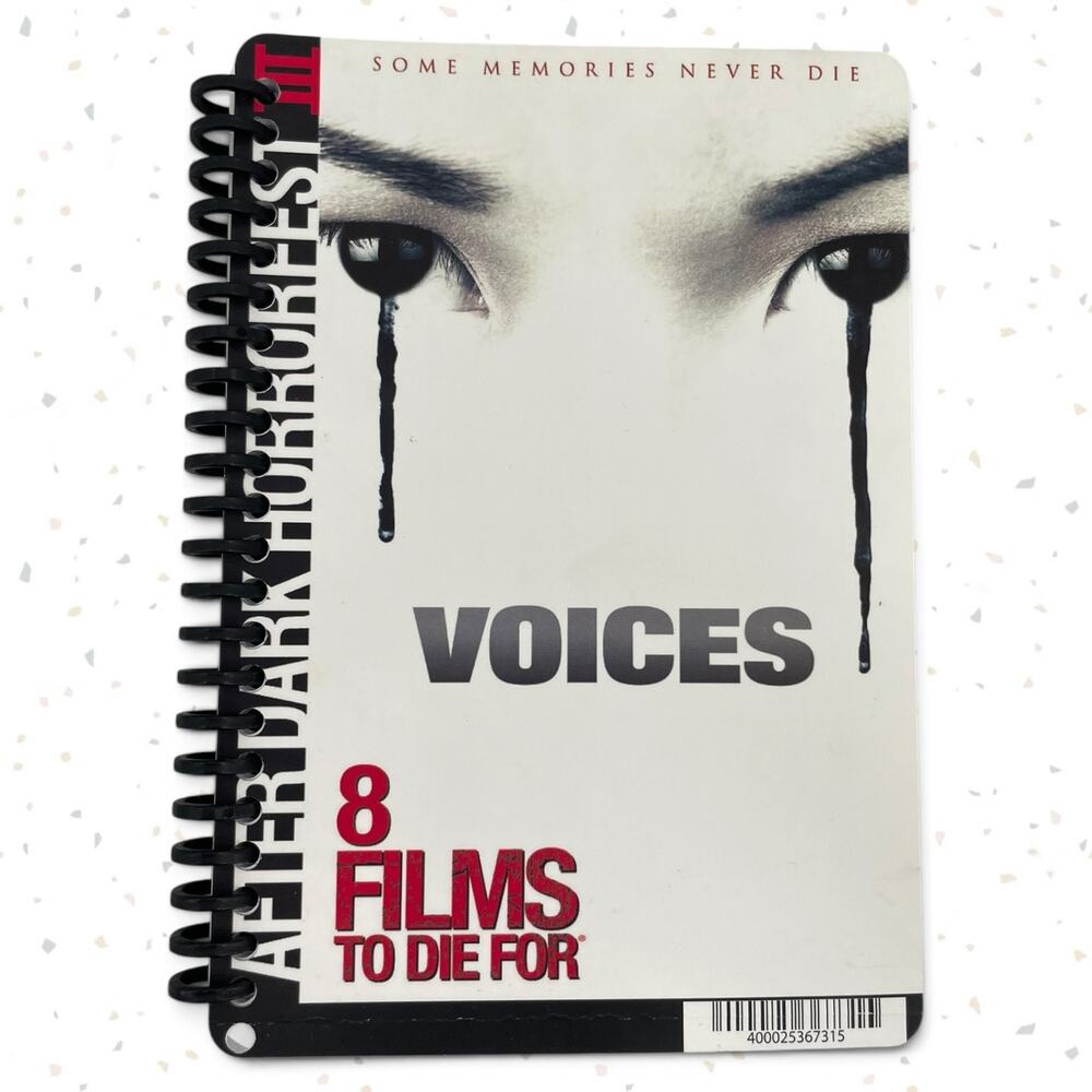 Horrorfest III Mini Movie Poster Journal Notebook Diary Hand Crafted Lined Paper